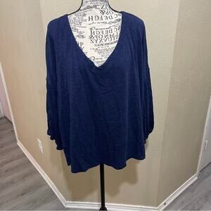 Rachel‎ Hollis top linen blend size XL